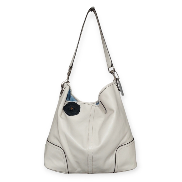 Coach Vintage Leather Slouchy Shoulder Bag EUC - Picture 3 of 11